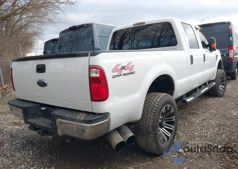 2008 Ford F-250 Lariat из США, поврежденный, VIN 1FTSW21R88EC68308